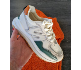 SNEAKER groen/oranje