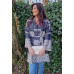 KIMONO zwart/zand