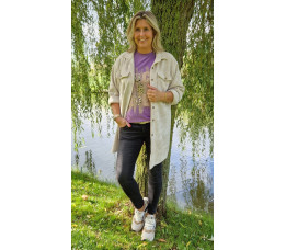 BLOUSE/JASJE JULES zand