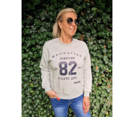SWEATER MANHATTAN grijs