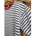 SWEATER STREEP blauw/rood
