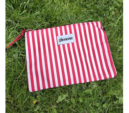 MAKE UP TASJE rood/wit