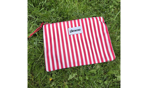 MAKE UP TASJE rood/wit