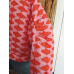 BOMBER JAS oranje/roze