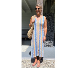 JURK LIA oranje/blauw