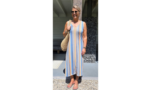 JURK LIA oranje/blauw