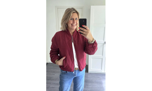 BOMBER JASJE  bordeaux 
