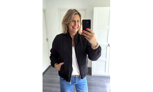 BOMBER JASJE zwart