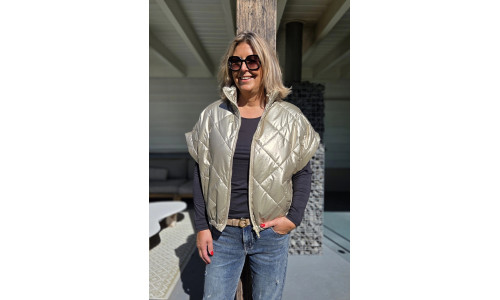 BODYWARMER goud