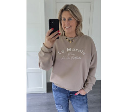 LE MARAIS taupe/zand