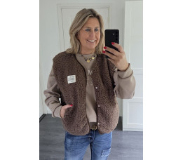 GILET bruin