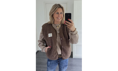 GILET bruin