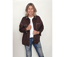 BLOUSE/JASJE MITSY bruin