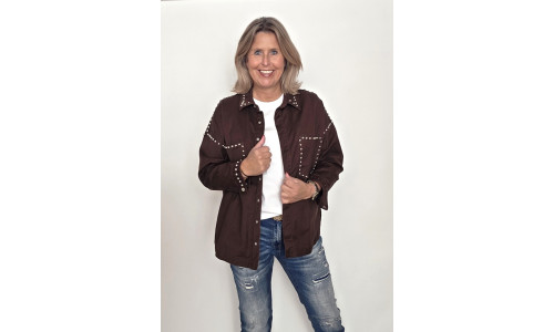 BLOUSE/JASJE MITSY bruin