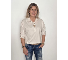 BLOUSE AMBER zand
