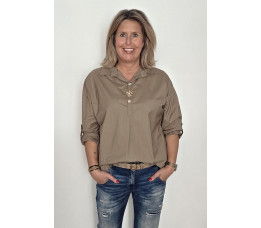 BLOUSE AMBER taupe