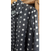 BLOUSE STIP grijs/ecru