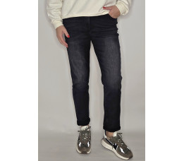 MOM JEANS zwart