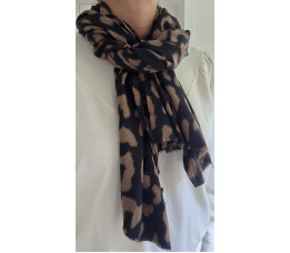 SJAAL BRITT zwart/taupe