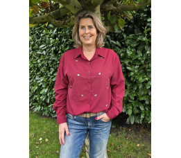 BLOUSE HARTJE bordeaux BLOUSE HARTJE bordeaux