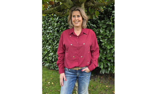 BLOUSE HARTJE bordeaux