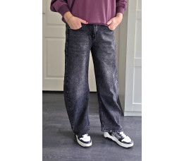 BARREL JEANS grijs