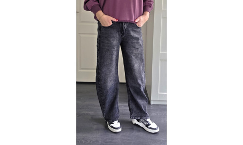 BARREL JEANS grijs