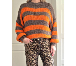 STREEP TRUI oranje/taupe