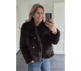 FAUX FUR JAS bruin