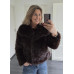 FAUX FUR JAS bruin FAUX FUR JAS bruin