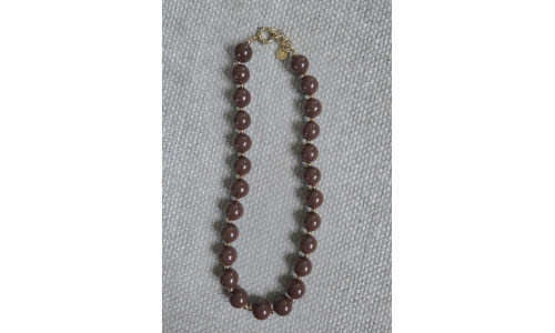 KRALEN KETTING bruin