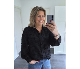 BLOUSE BIBBY zwart