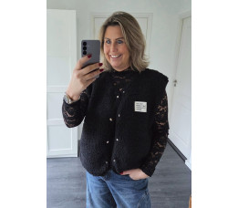 GILET FLOOR zwart