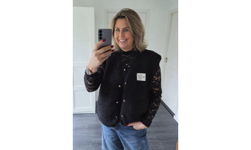 GILET FLOOR zwart