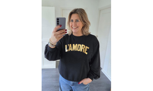 L'AMORE zwart/goud