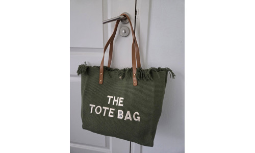 THE TOTE BAG groen THE TOTE BAG groen
