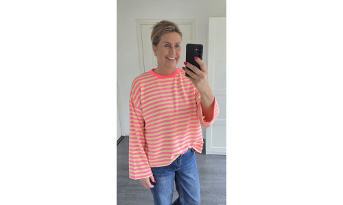 SHIRT RIVER roze/geel