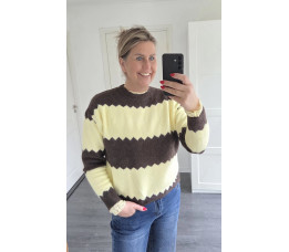 TRUI NOOR bruin/geel