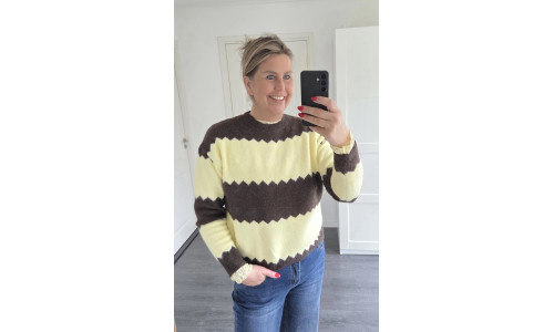 TRUI NOOR bruin/geel