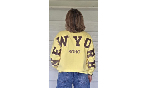 NY SWEATER geel/bruin