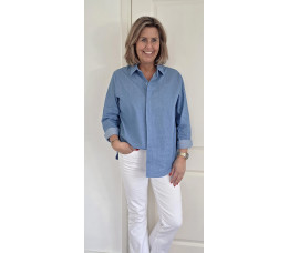BLOUSE SAM licht blauw BLOUSE SAM licht blauw