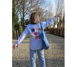 BLOUSE NOW OR NEVER streep BLOUSE NOW OR NEVER streep