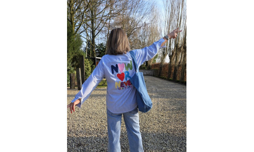 BLOUSE NOW OR NEVER streep