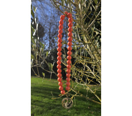 KRALEN KETTING SMILEY oranje