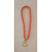 KRALEN KETTING SMILEY oranje