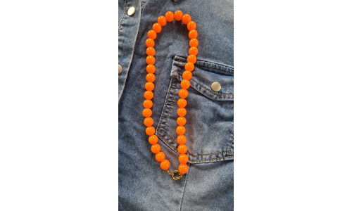 KRALEN KETTING oranje