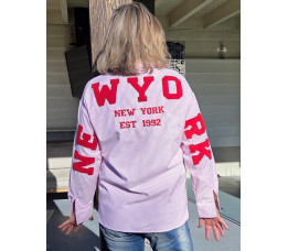 BLOUSE NEW YORK roze/rood BLOUSE NEW YORK roze/rood