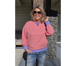 SWEATER KITTY lila/oranje SWEATER KITTY lila/oranje