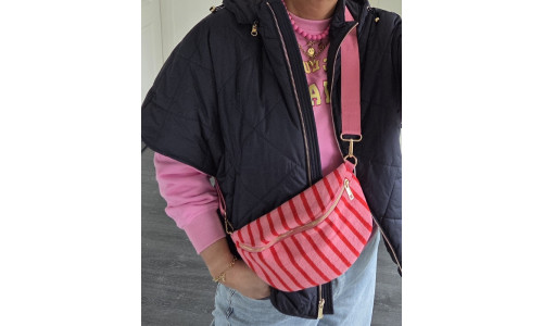 TASJE LUUS rood/roze TASJE LUUS rood/roze