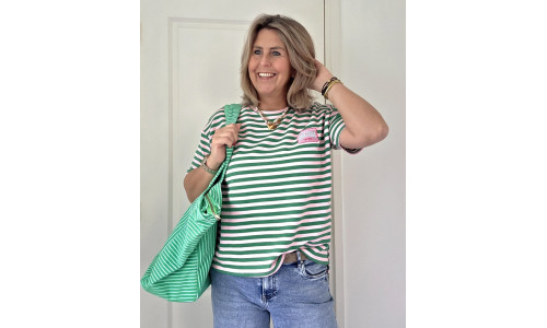 MON CHERIE groen/roze